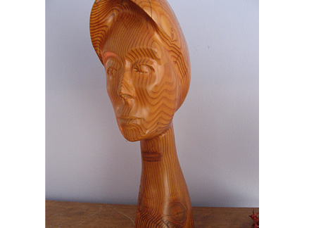 Remembering Ro, wood, 17”x5”x9”