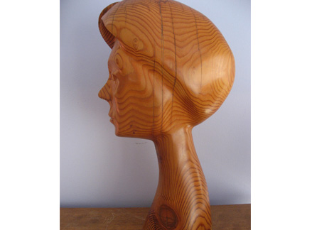 Remembering Ro (profile), wood, 17”x5”x9