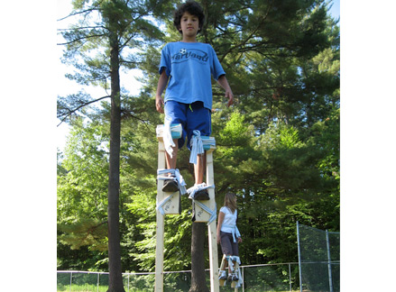 Stilt walking workshop